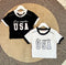 Basic Print Crop T-Shirts